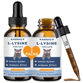 SANTKOL Lysine for Cats 2-pack packaging for easy, steady supply.