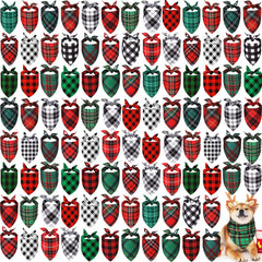 Sanwuta Christmas dog bandana plaid patterns for festive style