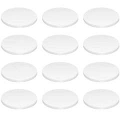 Saricho white ceramic coral frag plug round base for stable attachment.
