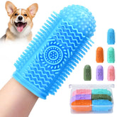 Sarnxgr dog toothbrush 360 rotation enables full-mouth cleaning for easier brushing