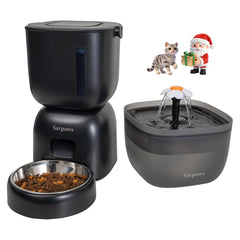 Sarpaws FW1 automatic feeder front view for reliable meal timing