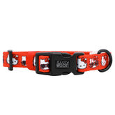 Sassy Woof dog collar Hello Kitty Red Classic small, comfortable everyday wear.
