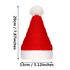 SATINIOR red Christmas pet costume hats for cute holiday outfits