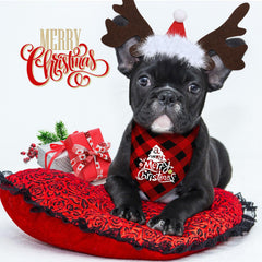 SATINIOR reindeer antlers headband with ears for cute pet costume props