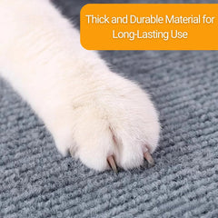 SAVUK cat scratching mat being used as furniture protection on a chair.
