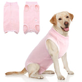 SAWMONG dog recovery suit breathable material for post-op comfort