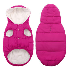 SAWMONG waterproof dog coat with hood shields from rain during outdoor adventures