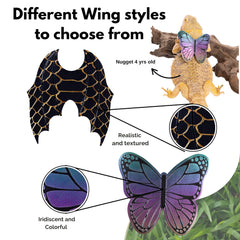 Scaly Pet leopard-gecko-harness compatible design fits small reptiles securely.