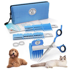 Scaredy Cut silent grooming kit blue case enables calm at-home grooming.
