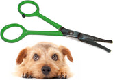 Scaredy Cut Tiny Trim ball-tipped scissor for pets delivers precise small-area grooming