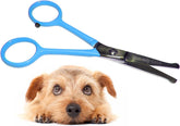 Scaredy Cut Tiny Trim ball-tipped scissors for safe ear and paw grooming.