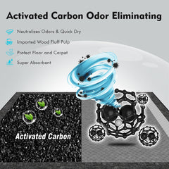 SCLOSE Charcoal Pads odor-control close-up highlighting activated charcoal benefits.