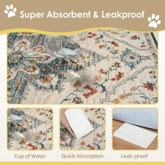SCLOSE waterproof TPU backing protects furniture and floors from leaks
