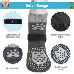 SCENEREAL socks feature adjustable removable straps for secure fit and reduced slipping.