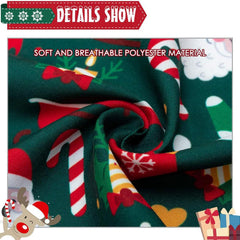 SCENEREAL Christmas dog bandana snowflakes design adds festive flair to walks.