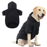 SCENEREAL dog hoodie front view with cozy warmth for chilly walks.
