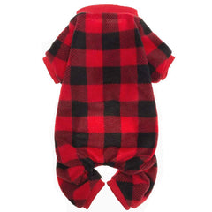 SCENEREAL dog pajamas in soft fleece for large dogs provide warmth and cozy comfort.
