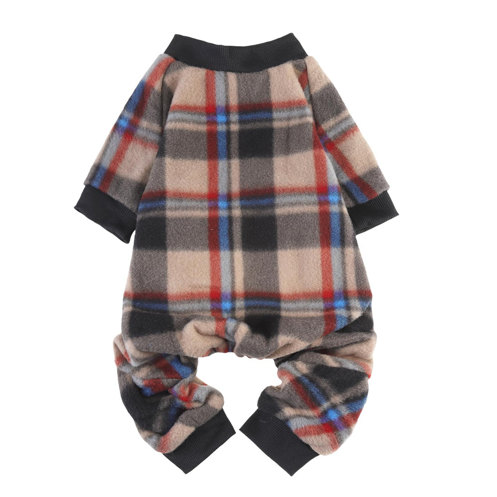 SCENEREAL dog pajamas in soft-fleece fabric for cozy warmth