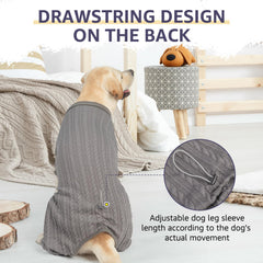 SCENEREAL back-drawstring adjustable fit ensures comfortable sizing for dogs.