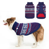SCENEREAL dog sweater soft-knit back view shows cozy warmth for daily walks