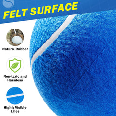 SCENEREAL giant tennis ball dogs outdoor toy for training and interaction