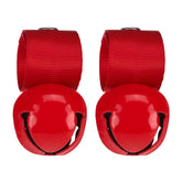 SCENEREAL large dog collar bell 2-pack red on-dog-collar for easy position tracking.