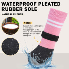 SCENEREAL paw protectors indoors on floor protecting paws and surfaces.