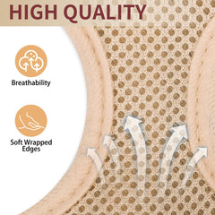 SCENEREAL leash set with beige harness for reliable control on walks.