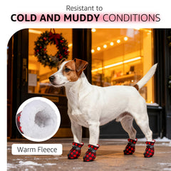 SCENEREAL small dog boots size 3 offer a comfortable fit for tiny paws.
