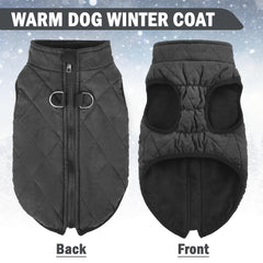 SCENEREAL winter dog vest coat inner fleece lining detail emphasizes warmth and comfort