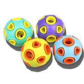 SCHITEC dog balls with bell sound four-pack for interactive fetch