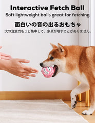 SCHITEC squeaky dog ball football promotes lively play and chasing.