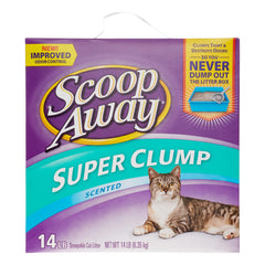 Scoop Away Fresh Scent scooping action shows quick disposal and a cleaner litter experience.