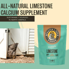 Scratch and Peck limestone supplement ducks feeding for calcium option