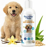 Scrubby Tails champú para perro orgánico: botella de 16oz para uso suave