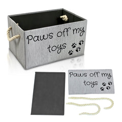 SD SKYDEN medium-size dog toy storage with strong rope handles for easy carrying after playtime.