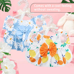 Sdfvsdg dog-dresses-small-bowknot back bow highlights adorable style for pics and parties.