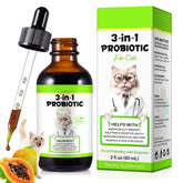 SDJUFEI probiotic cat bottle front showing 60ml liquid formula for gut support