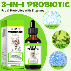 SDJUFEI probiotic drops with enzymes like bromelain and papain