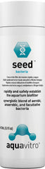 Seachem Aquavitro Seed bottle being poured to kickstart biofilter formation and healthier tanks