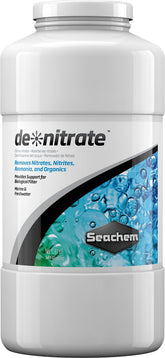 Seachem Denitrate porous media closeup showing high porosity for nitrate control.