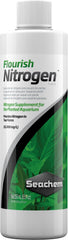 Seachem Flourish Nitrogen 250ml bottle supports lush aquatic plant growth in planted aquariums.