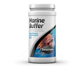 Seachem Marine Buffer 250g tub showing sturdy packaging for reef-ready water care.