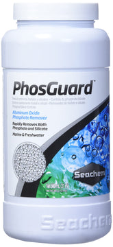 Seachem PhosGuard 500ml bottle front view for easy phosphate control in tanks