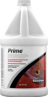 Seachem Prime bottle dispense for chlorine removal in tap water