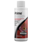 Seachem Prime bottle front—chlorine removal for safer aquarium water.