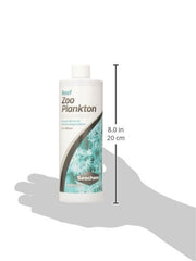 Seachem Reef Zooplankton dosing-spout—precise pouring supports controlled feeding sessions.