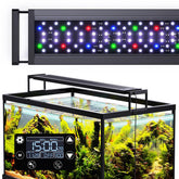 SEAOURA 24/7 front-panel LED light ensuring bright, even tank illumination