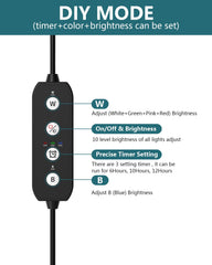 SEAOURA LED brightness adjustments for customizing tank lighting intensity.