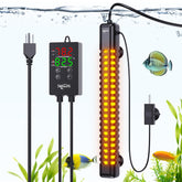 SEAOURA aquarium heater 800W front view shows robust submersible design for steady warmth